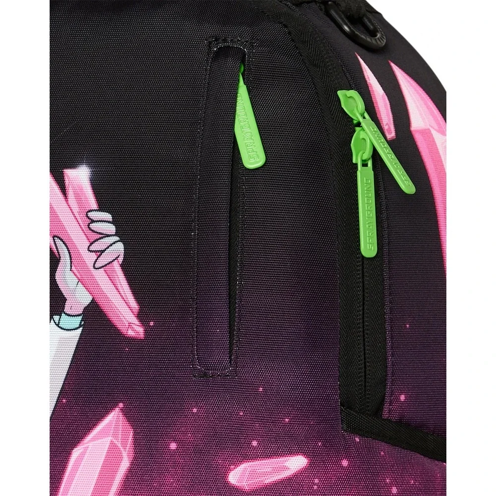 Sprayground Rick and Morty Kalaxian Crystal Shark Backpack Exclusive